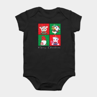 Merry Christmas Reindeer Gnome Penquin Unicorn - Xmas Women Men Design Baby Bodysuit